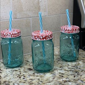 Pioneer Woman mason jar glasses